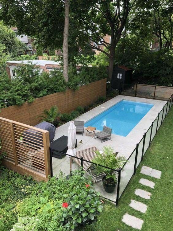 Planning considerations for a small backyard pool layout