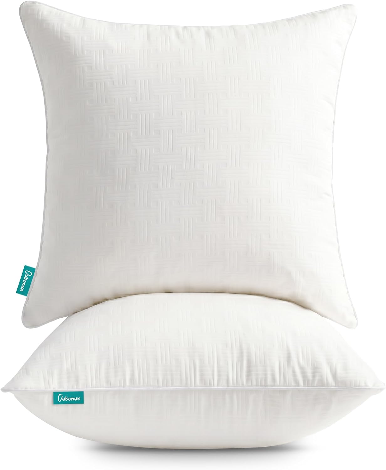 Oubonun 18 x 18 Inch Throw Pillow Inserts, Set of 2