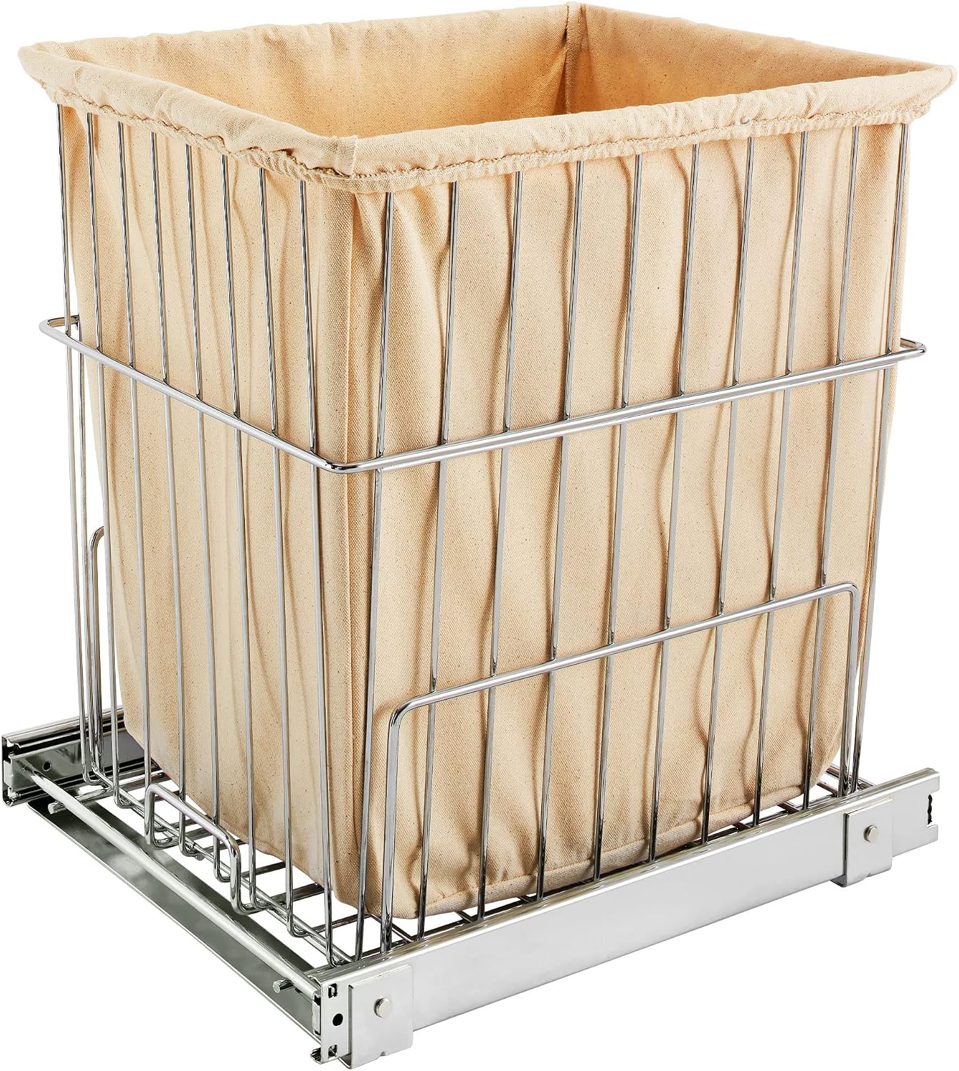 Rev-A-Shelf 20 Inch Deep Large Pullout Wire Clothes Laundry Hamper