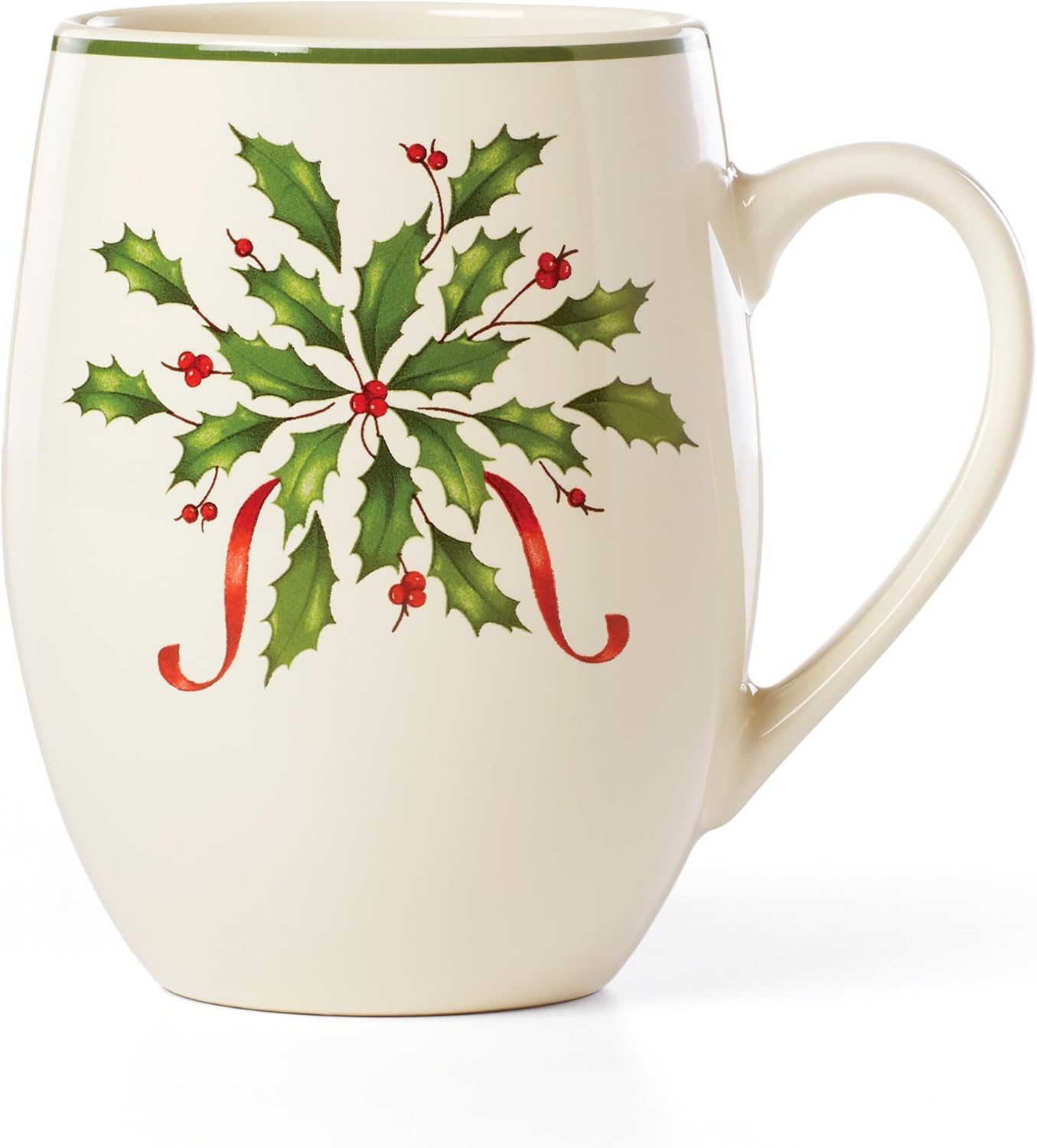 Lenox Holiday Christmas Stoneware Mug, 12 oz